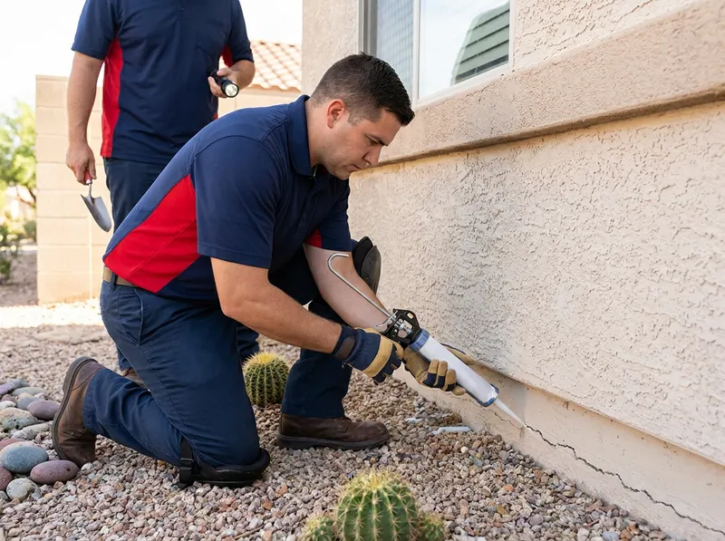 Bark Scorpion Perimeter Exclusion in Tucson, AZ