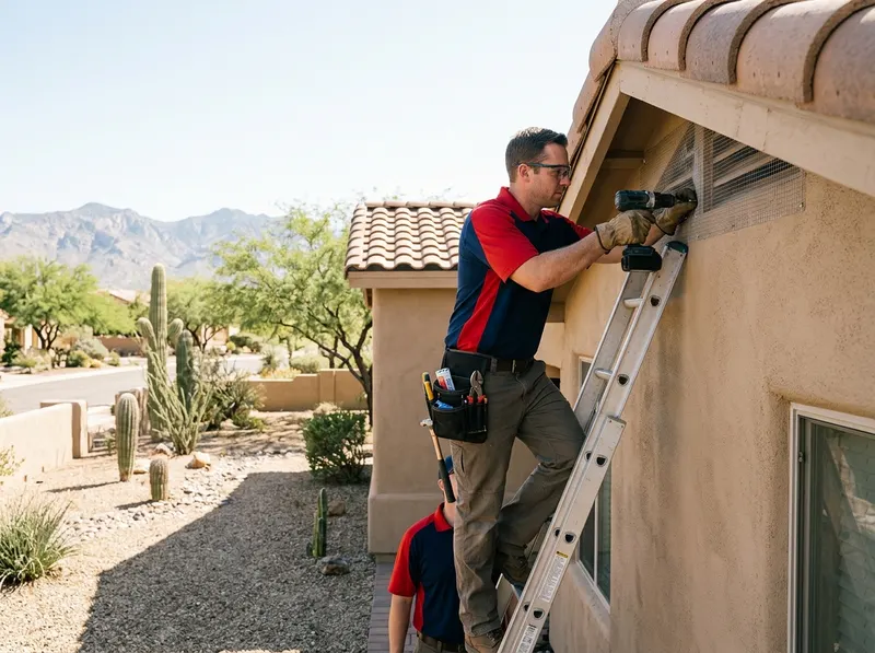 Roof Rat Attic Eradication and Exclusion in Tucson, AZ