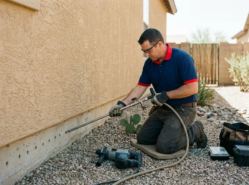Subterranean Termite Stem Wall Treatments in Tucson, AZ