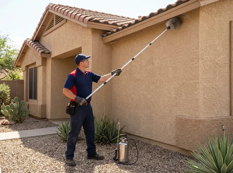 Venomous Spider Control and Web Abatement in Tucson, AZ